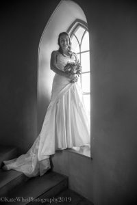 Bride in the window