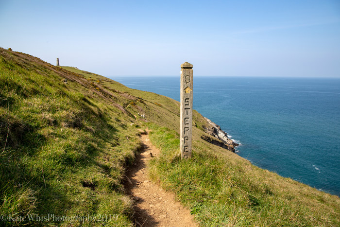 The way marker at Stepper Point