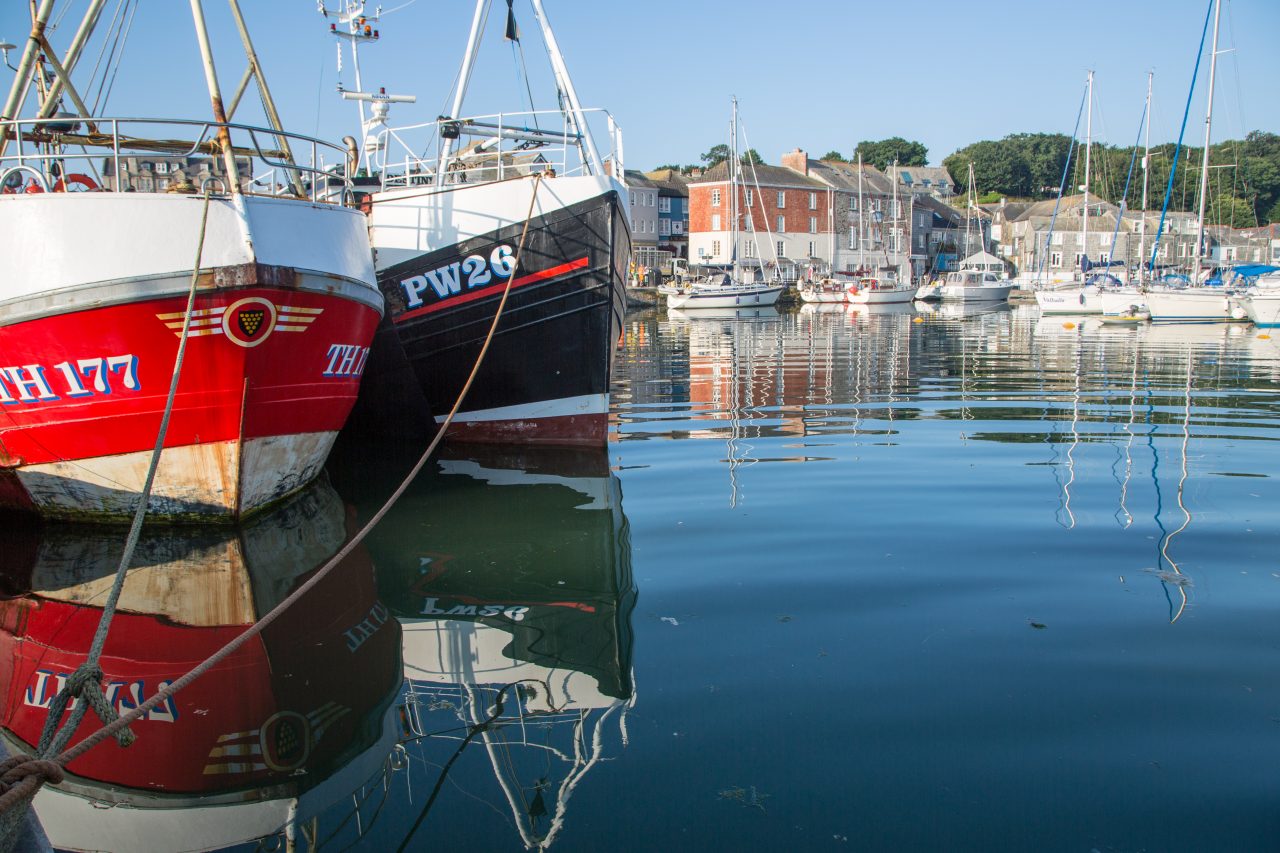Fishing boats in Padstow Harbour